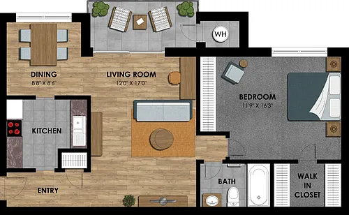 Floor plan The Royal Oak