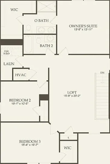 Second floor plan