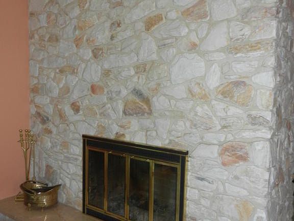 living area fireplace