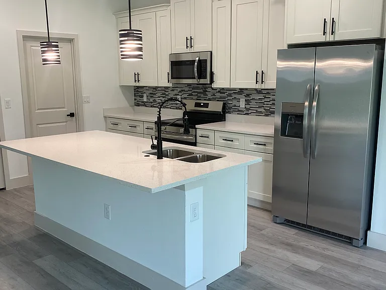 Kitchen with walk-in pantry