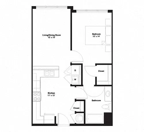 Floor plan 1J