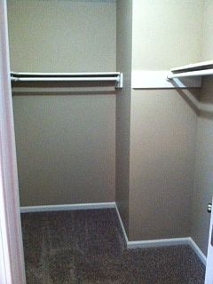 Huge walk-in master closet