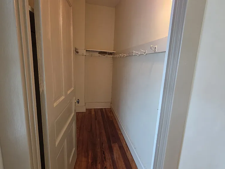 Looking into the walk-in closet in the 2nd bedroom.