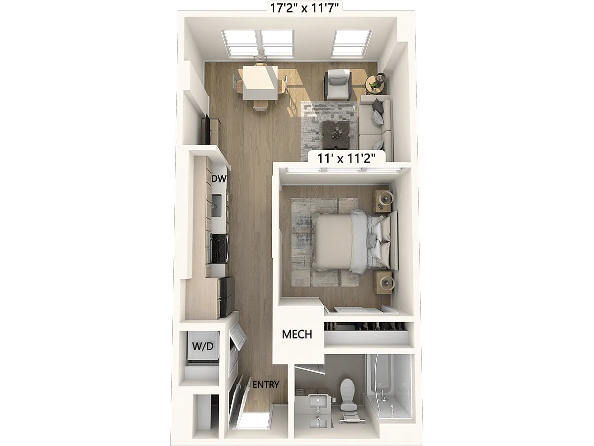 Floor plan A1 - FP2 - Mech
