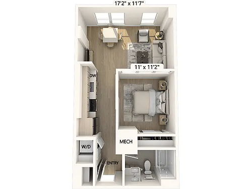 Floor plan A1 - FP2 - Mech