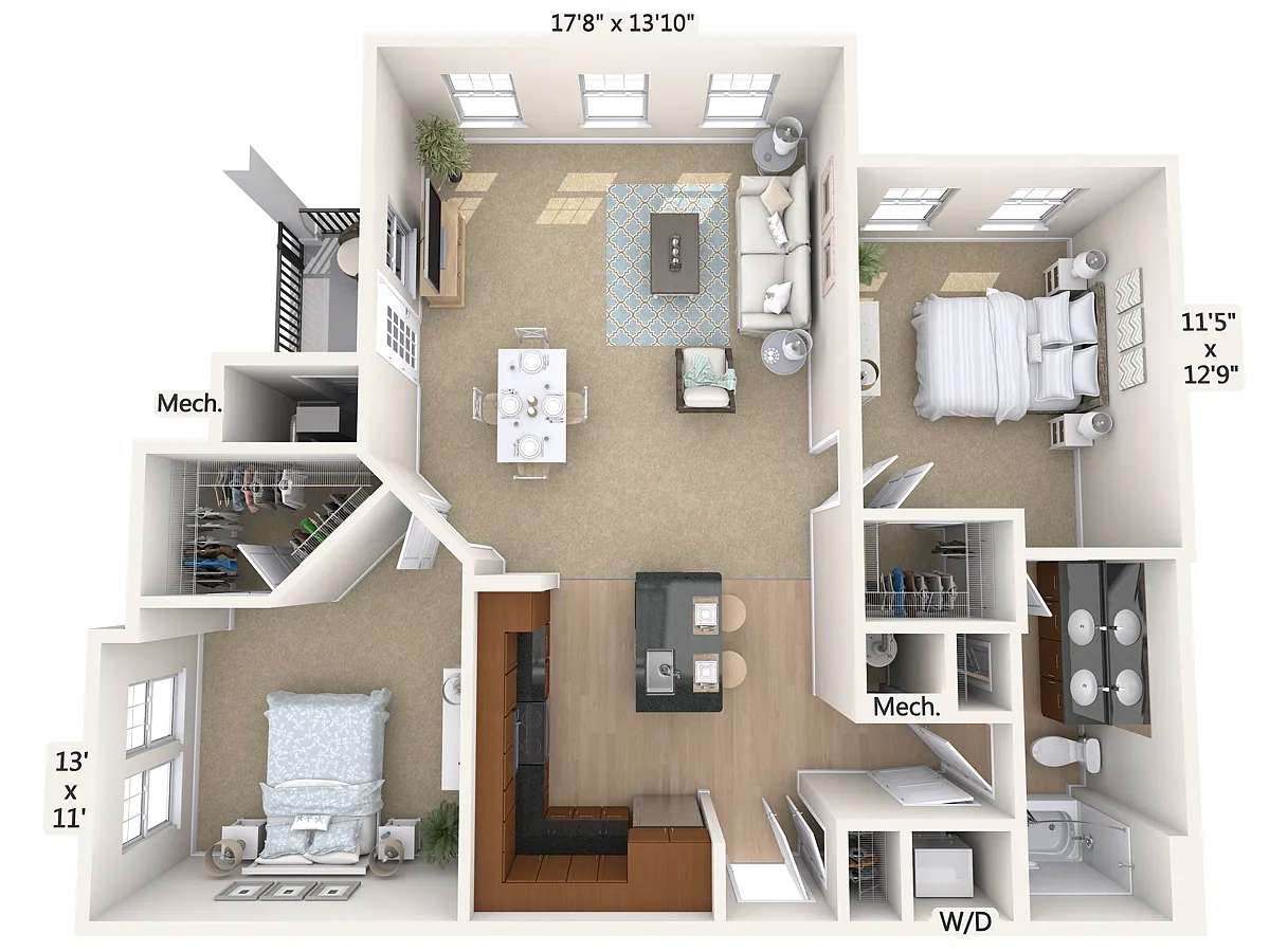 Floor plan B1-1-1068sq