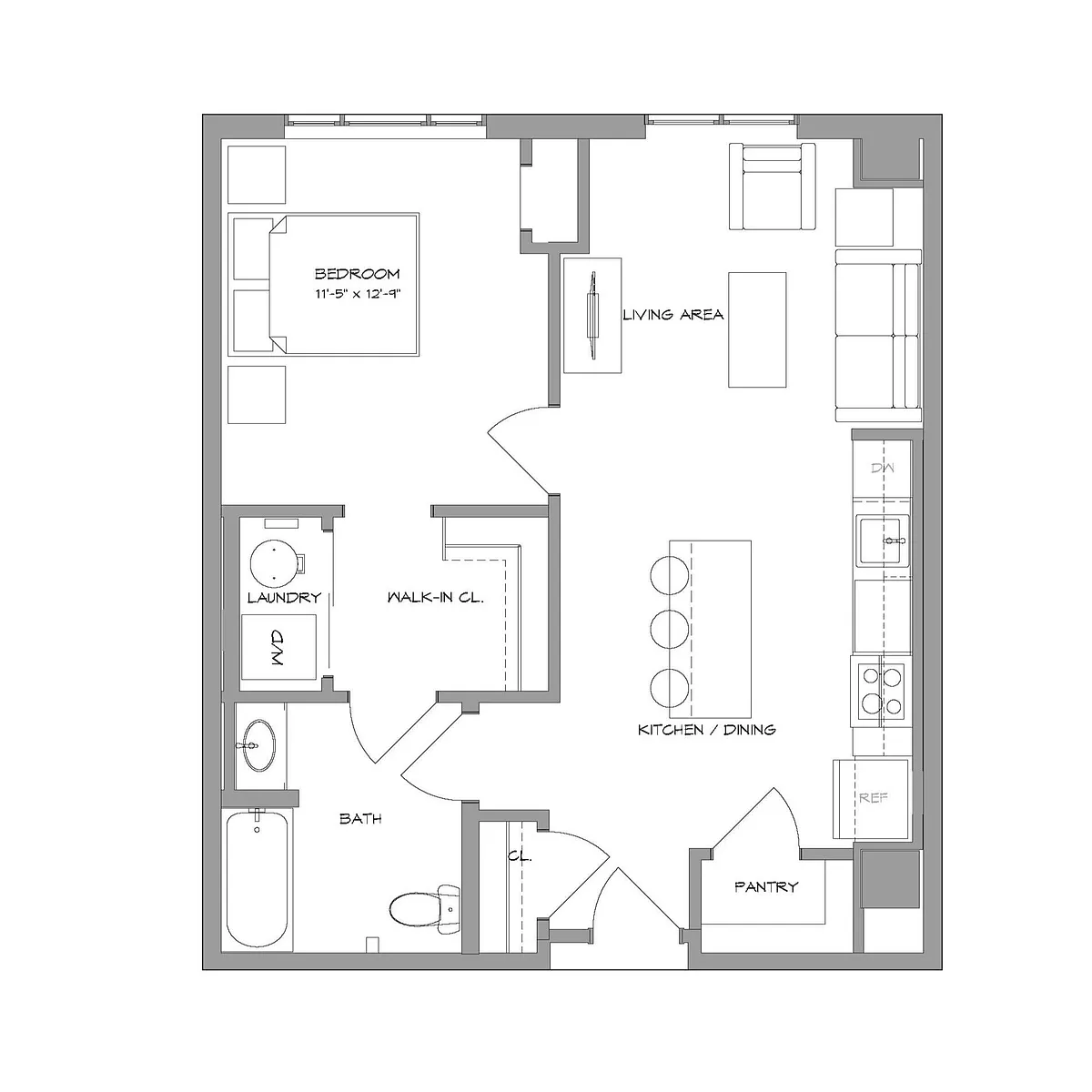 Floor plan 1BR7
