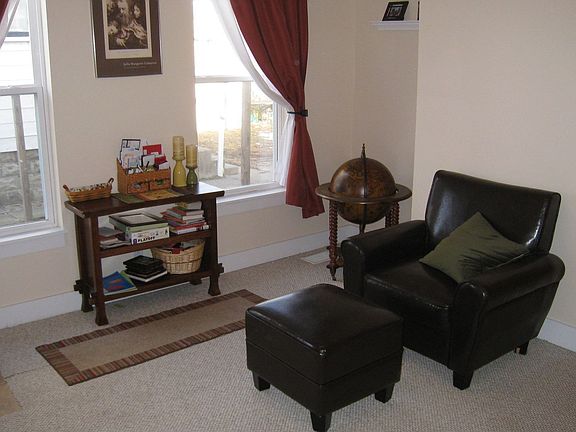 Large bright living room welcomes you when you walk in the front door.