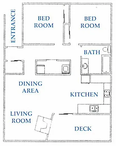 Floor plan 2 Bedroom