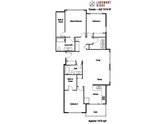 Floor plan The Tumalo