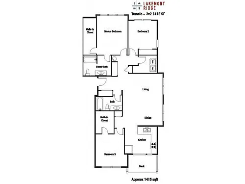 Floor plan The Tumalo