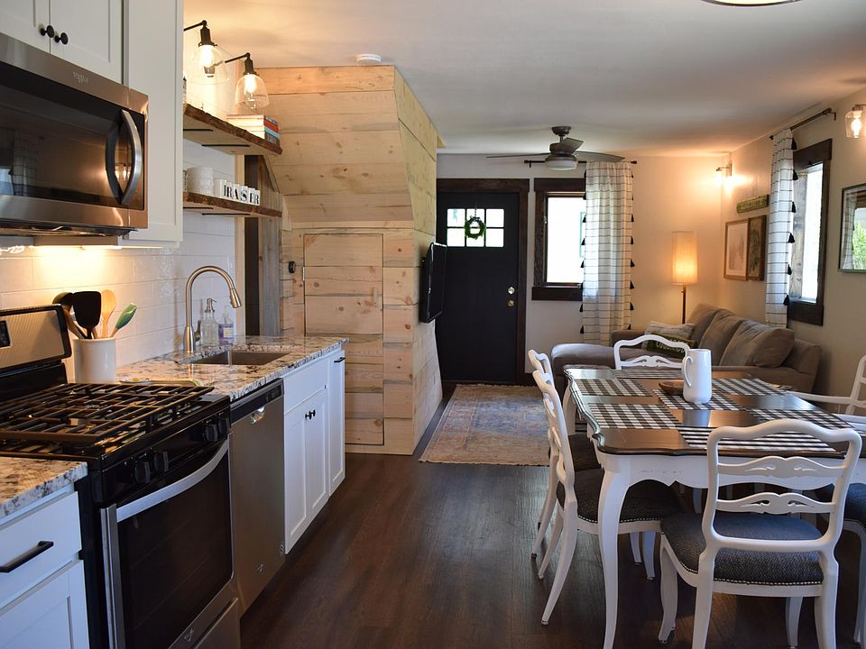 Main living and kitchen area.