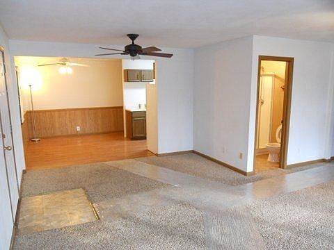 Looking from Family Room to Kitchen