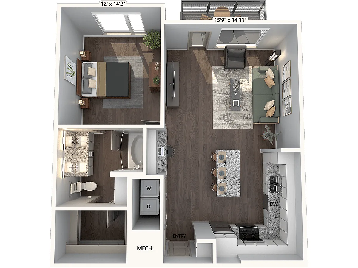 Floor plan A7-857-W