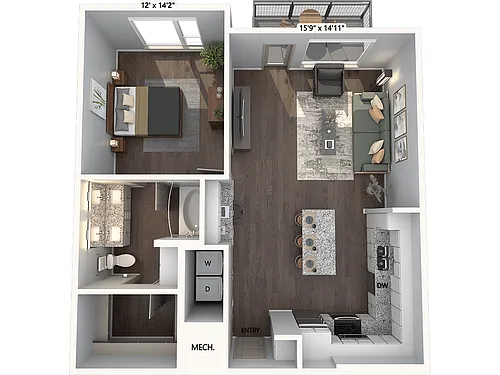 Floor plan A7-857-W