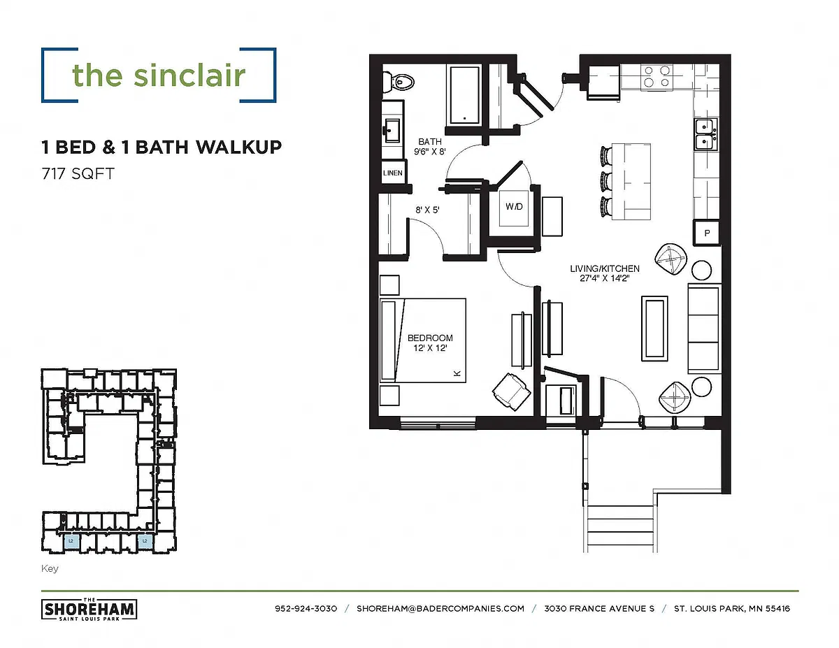 Floor plan The Sinclair