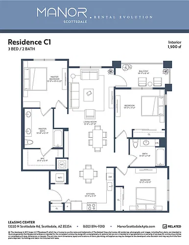 Floor plan C1