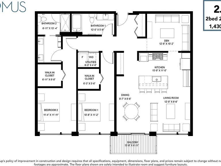 Explore this contemporary layout with seamless living and dining areas. Explore this contemporary layout with seamless living and dining areas.