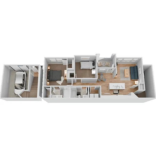 Floor plan PLAN B1 TOWNHOME