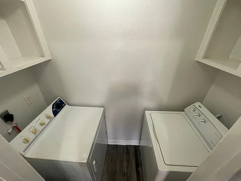 In unit washer and dryer