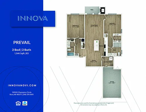 Floor plan Prevail