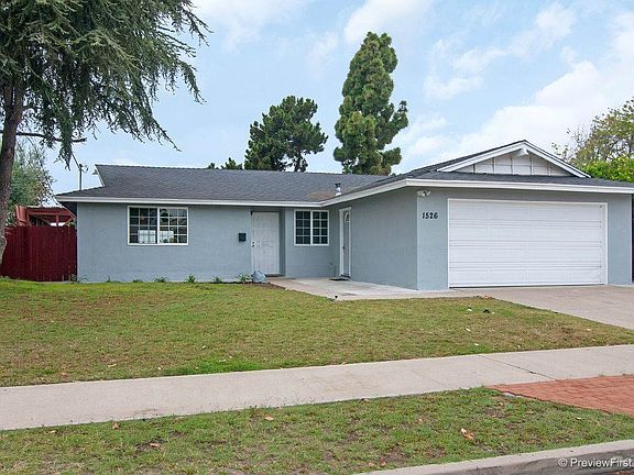 1526 Watwood Rd. Lemon Grove, CA 91945