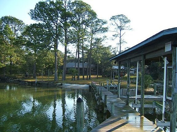 View from Dock Back to house