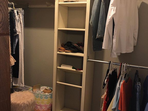 upstairs walk-in closet