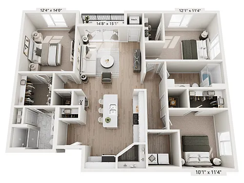 Floor plan Serenity