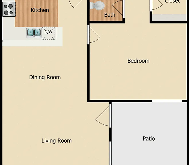 Plan B Floorplan Diagram