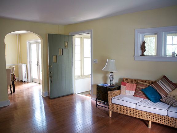 Living room and front door