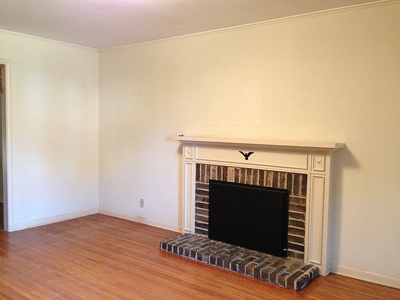 Living room with fireplace
