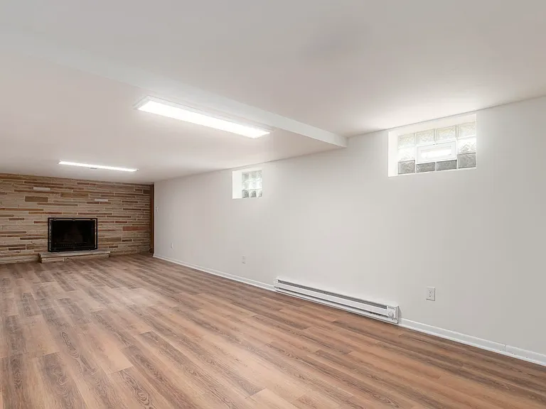 Finished Basement area adding more livable space for entertainment and enjoyment