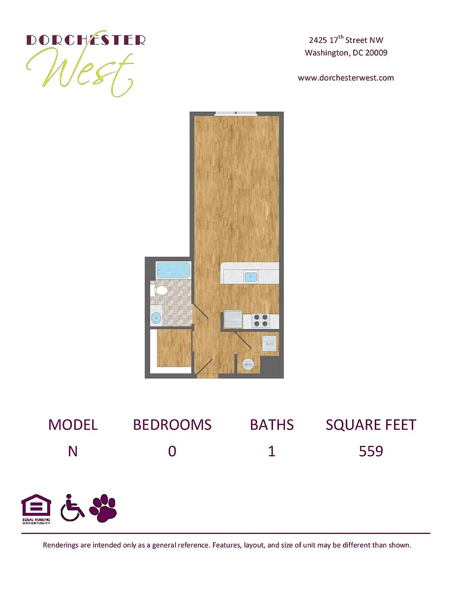 Floor plan Model N