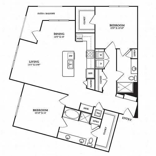 Floor plan B7