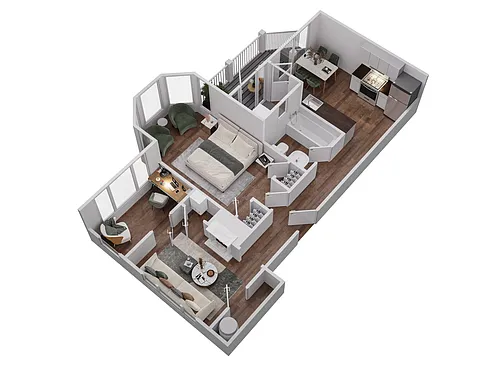 Floor plan The Monroe