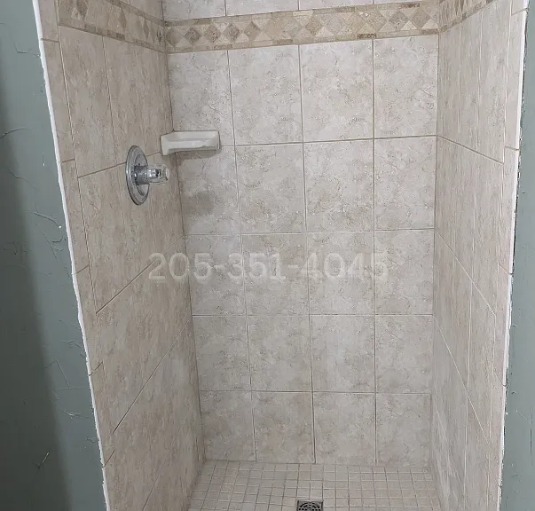Master shower