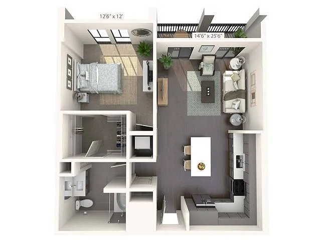 Floor plan Merlot