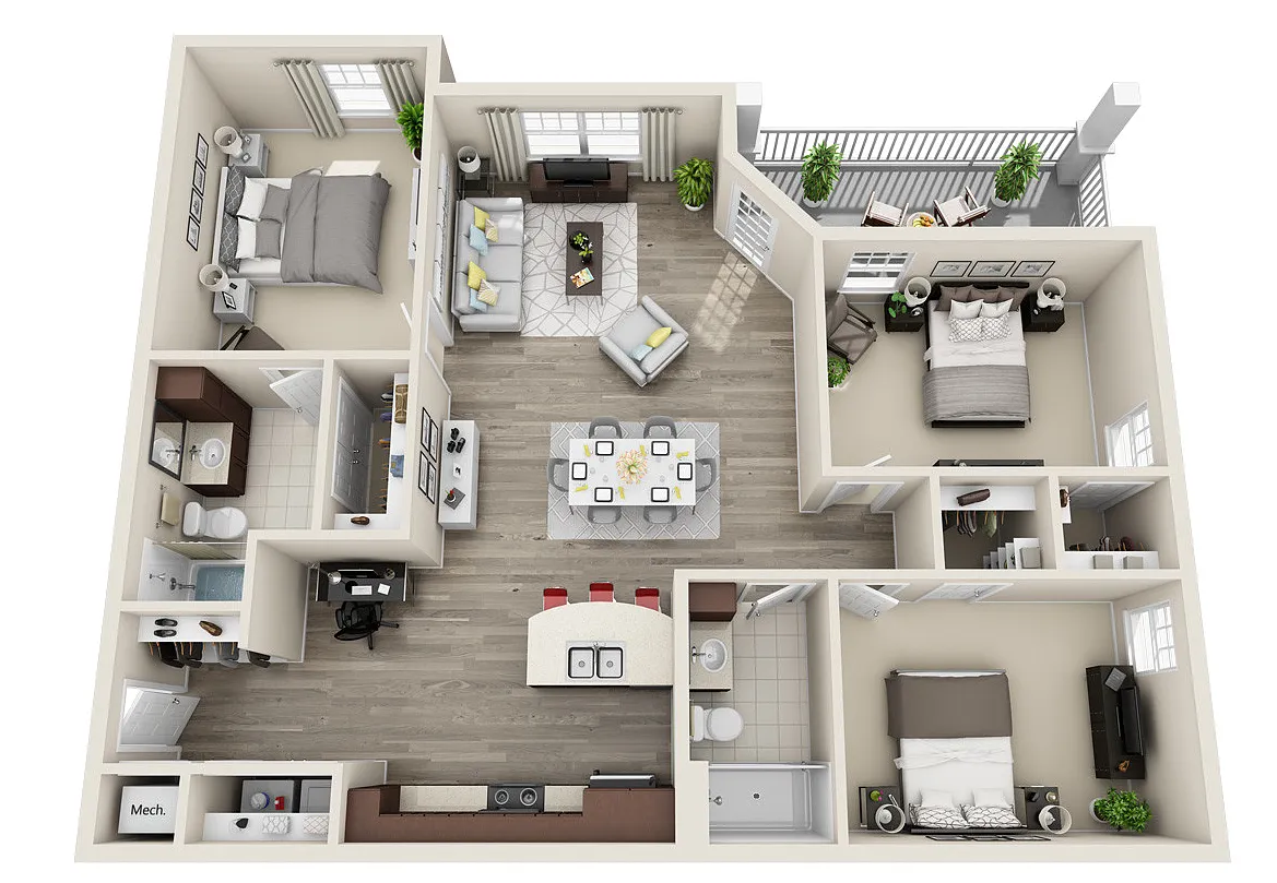 Floor plan C1