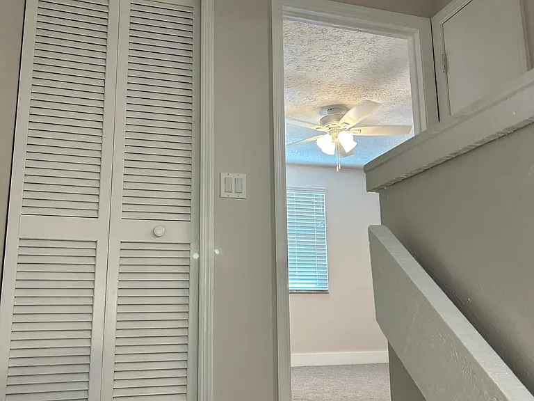 Upstairs Laundry Room and Bedroom #1 Entry