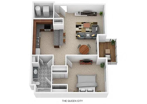Floor plan DeSales Flats I - The Queen City