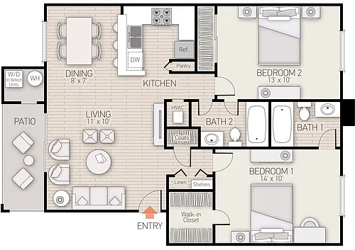 Floor plan Plan C