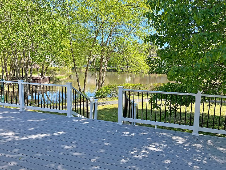 View of lake from deck.