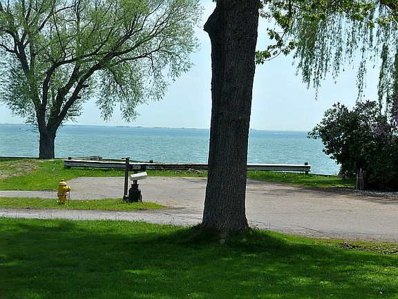 Lake view from living room