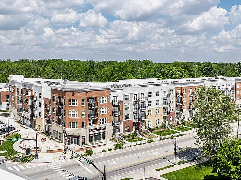 Downtown location with walkability to stores and restaurants