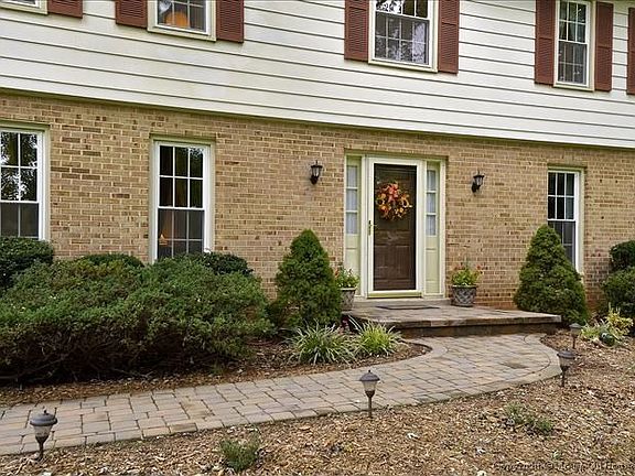 Lovely stone walkway to front door