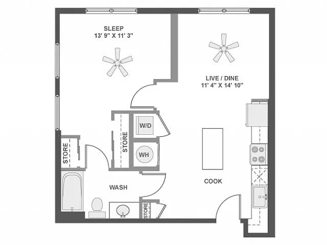 Floor plan A3a