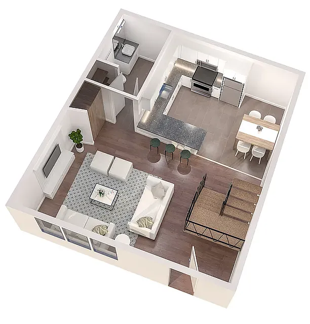 Floor plan Loft Unit