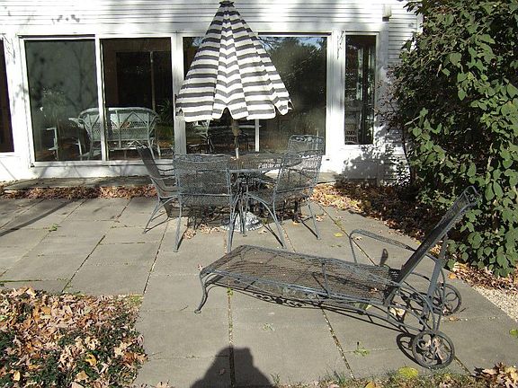 Slate Patio off Sunroom