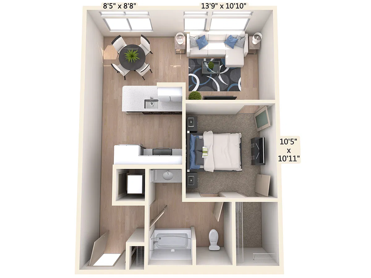 Floor plan A2-Two-Hard